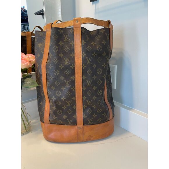 Louis Vuitton Authentic Randonnee PM Monogram Hobo Backpack Bag main image 9